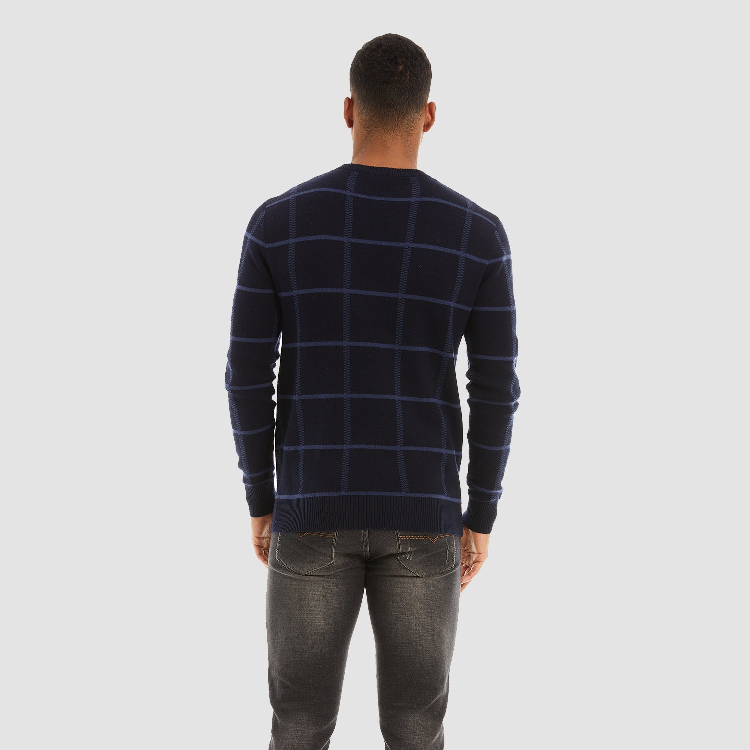 Men's Casual Knitted Sweaters Crewneck Pullover Cotton Sweatshirt Soft Lightweight Autumn - Image 4