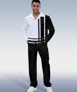 Black Art Long Sleeve Walking Suit