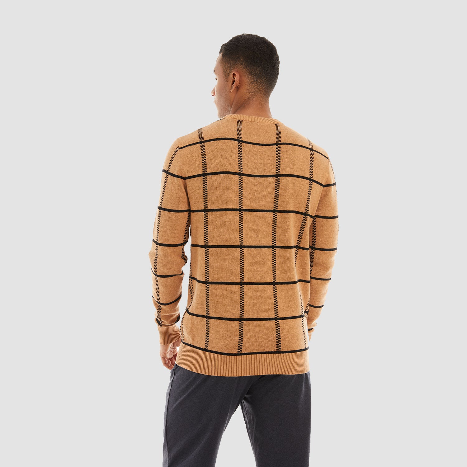 Men's Casual Knitted Sweaters Crewneck Pullover Cotton Sweatshirt Soft Lightweight Autumn - Image 13