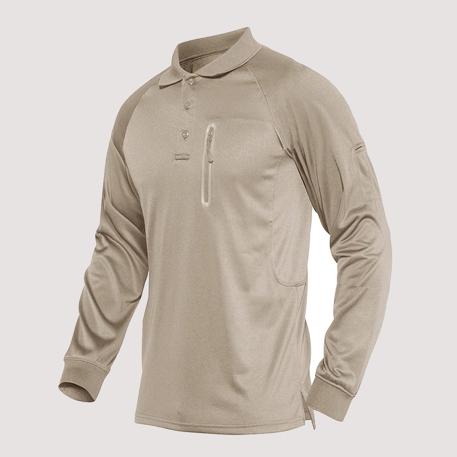 Men's Long Sleeve Running Shirt Army Combat Training Shooting Military Cargo T-Shirt - Image 6