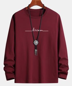 Alternative view of Long Sleeve Dream Print Cotton T-Shirt
