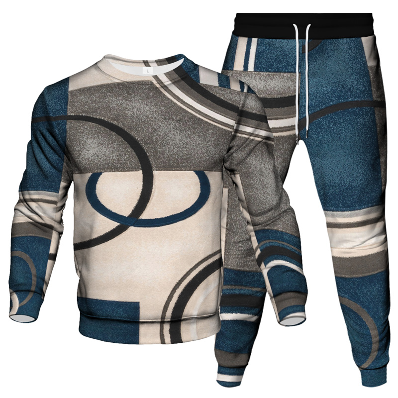 Men's Casual Personality Print Suit 001 - Image 2
