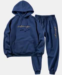 Chicago Print Raglan Hoodie & & Jogger Pants