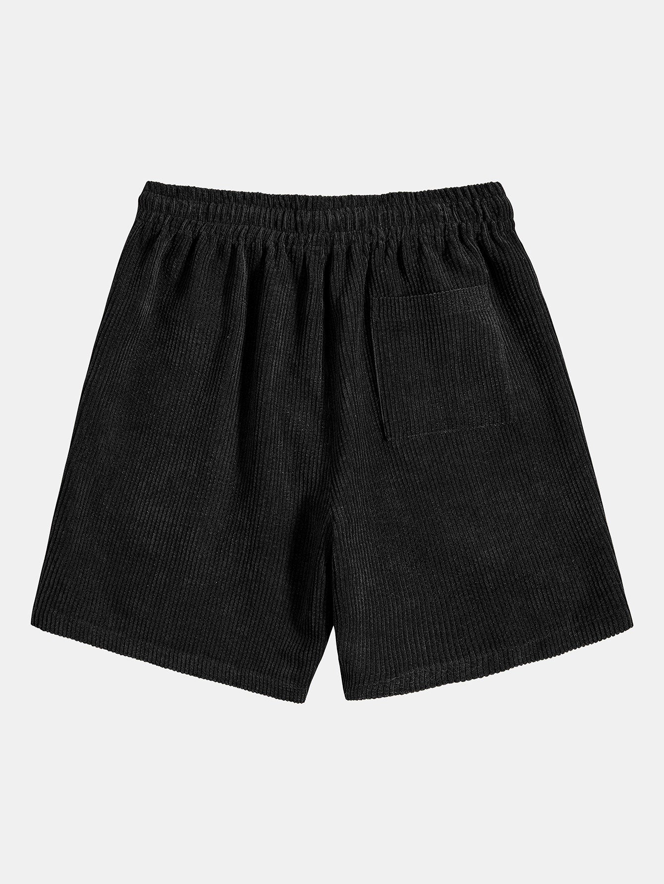 Los Angeles Print Drop Shoulder Oversize T-Shirt & Corduroy Shorts - Image 6