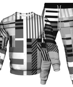 Men's Casual Personality Print Suit 013