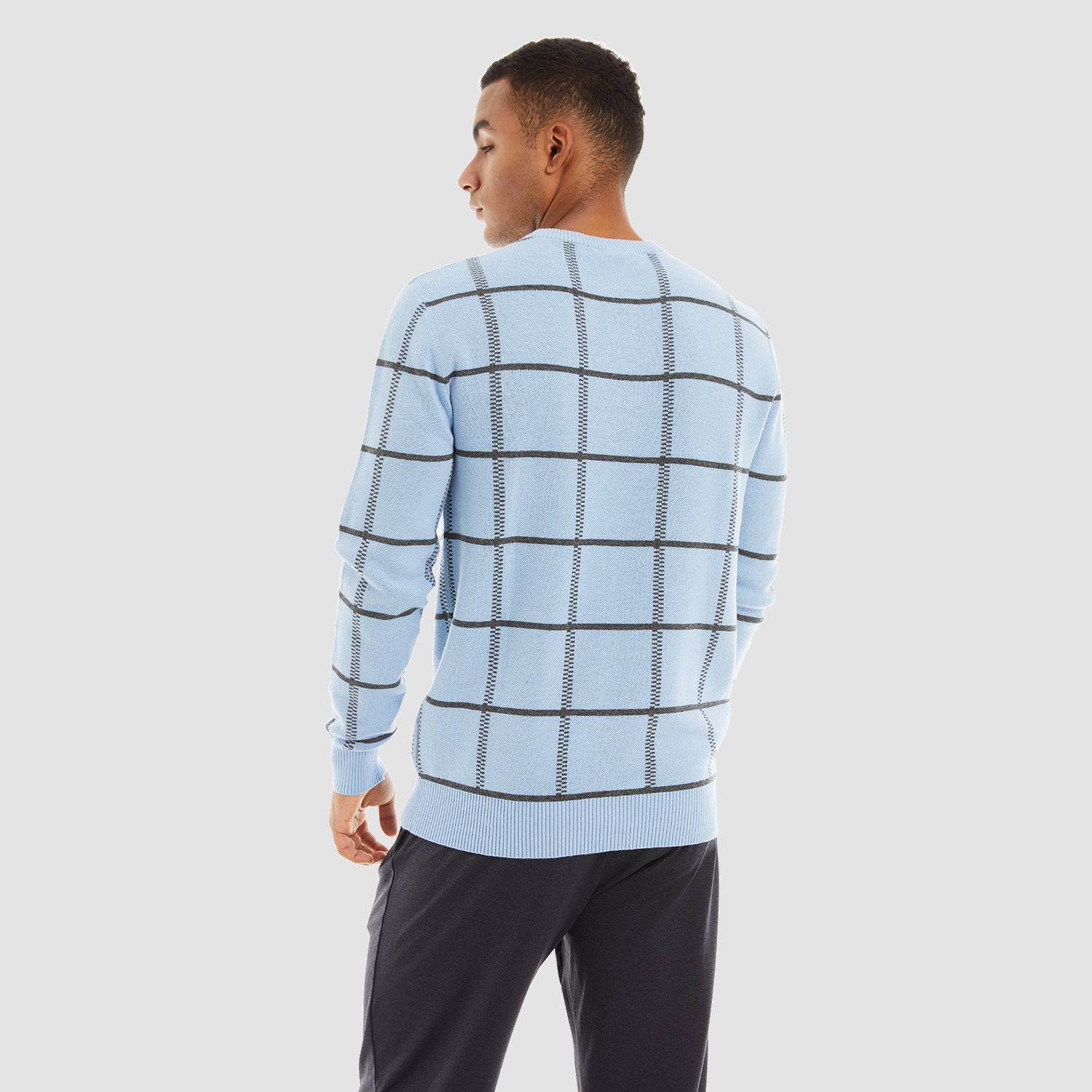 Men's Casual Knitted Sweaters Crewneck Pullover Cotton Sweatshirt Soft Lightweight Autumn - Image 10