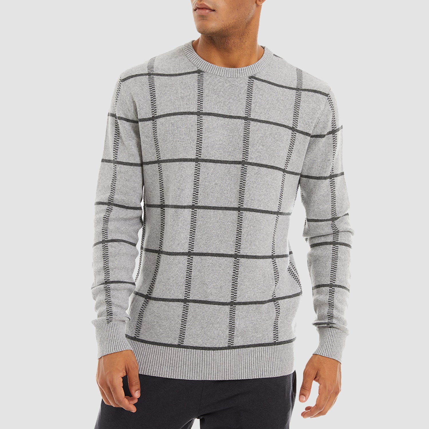 Men's Casual Knitted Sweaters Crewneck Pullover Cotton Sweatshirt Soft Lightweight Autumn - Image 15