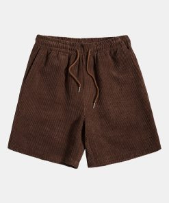 Alternative view of Los Angeles Print Heavy Weight Oversize T-Shirt & Corduroy Shorts