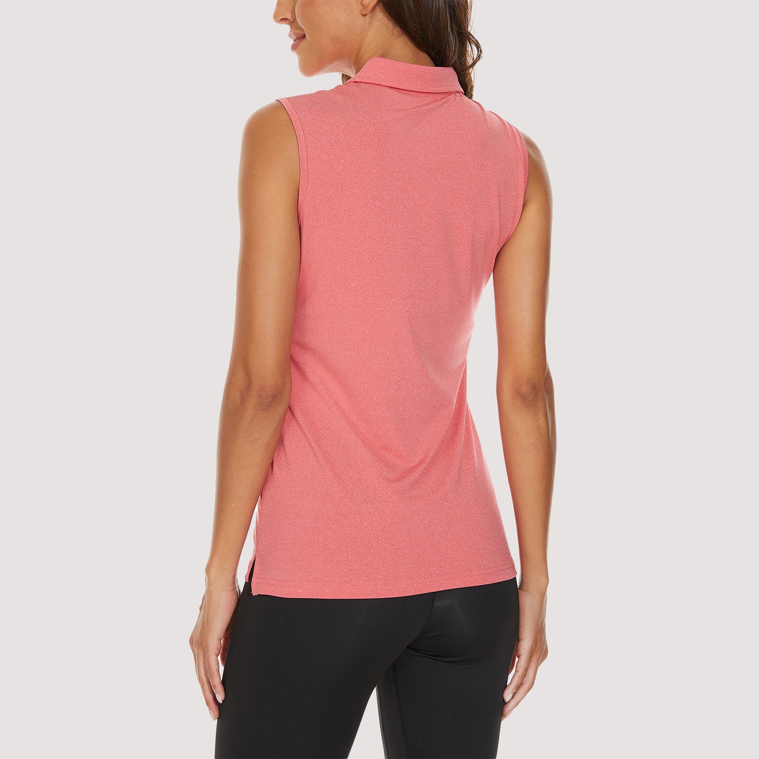 Women's Polo T-Shirts Sleeveless Tennis Golf Tee Shirts 4-Button - Image 16