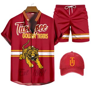Tuskegee University Shirt Three-Piece Set 069
