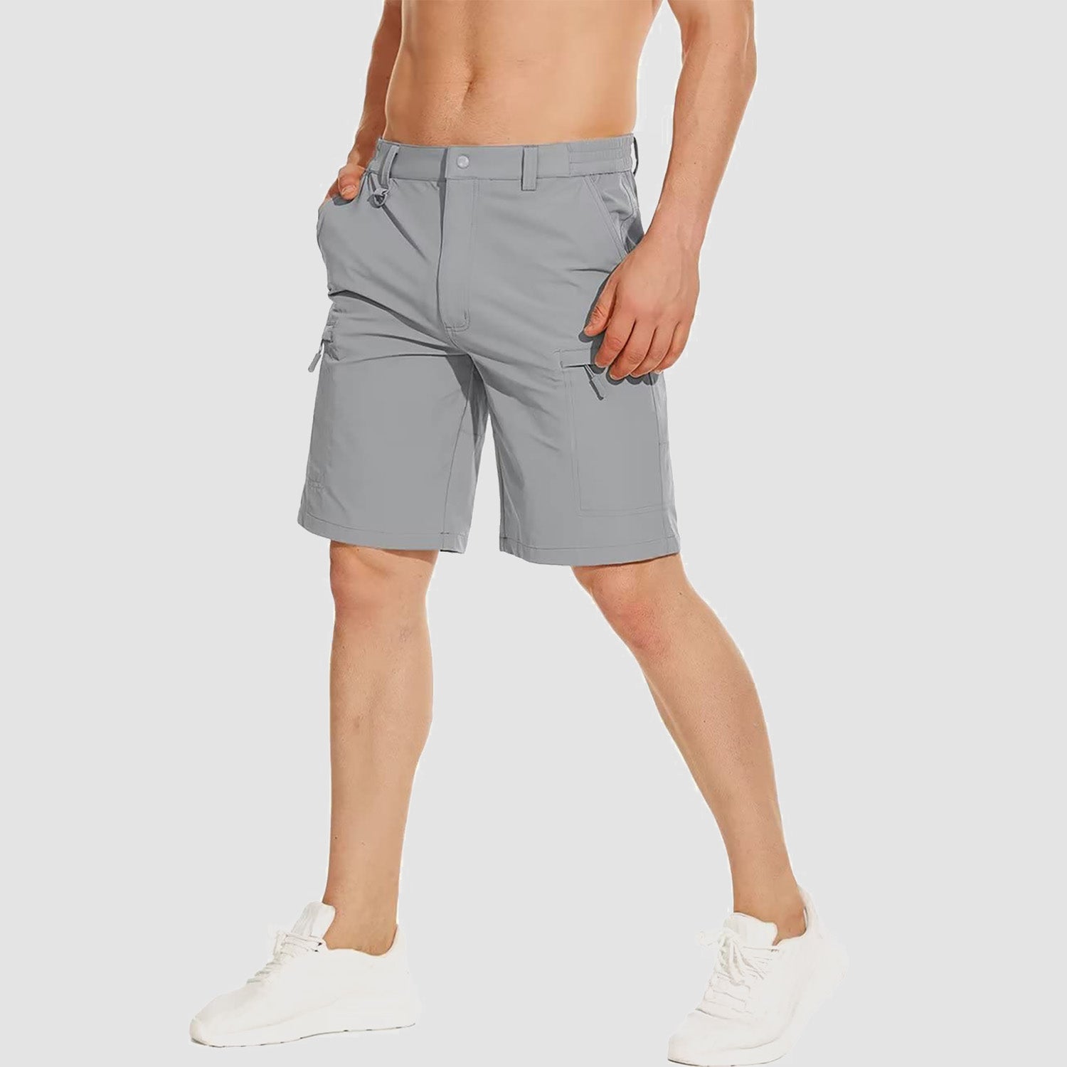Men's Hiking Shorts 5 Pockets Water-Resistant Ripstop Quick Dry Outdoor Shorts - Image 19