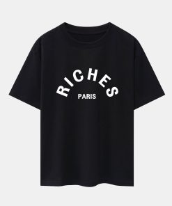 Riches Paris Print Oversize T-Shirt