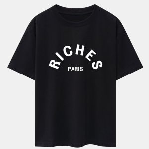 Riches Paris Print Oversize T-Shirt