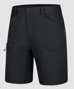 Men's Hiking Shorts with 5 Pockets Water-Resistant Ripstop Quick Dry Fishing Shorts