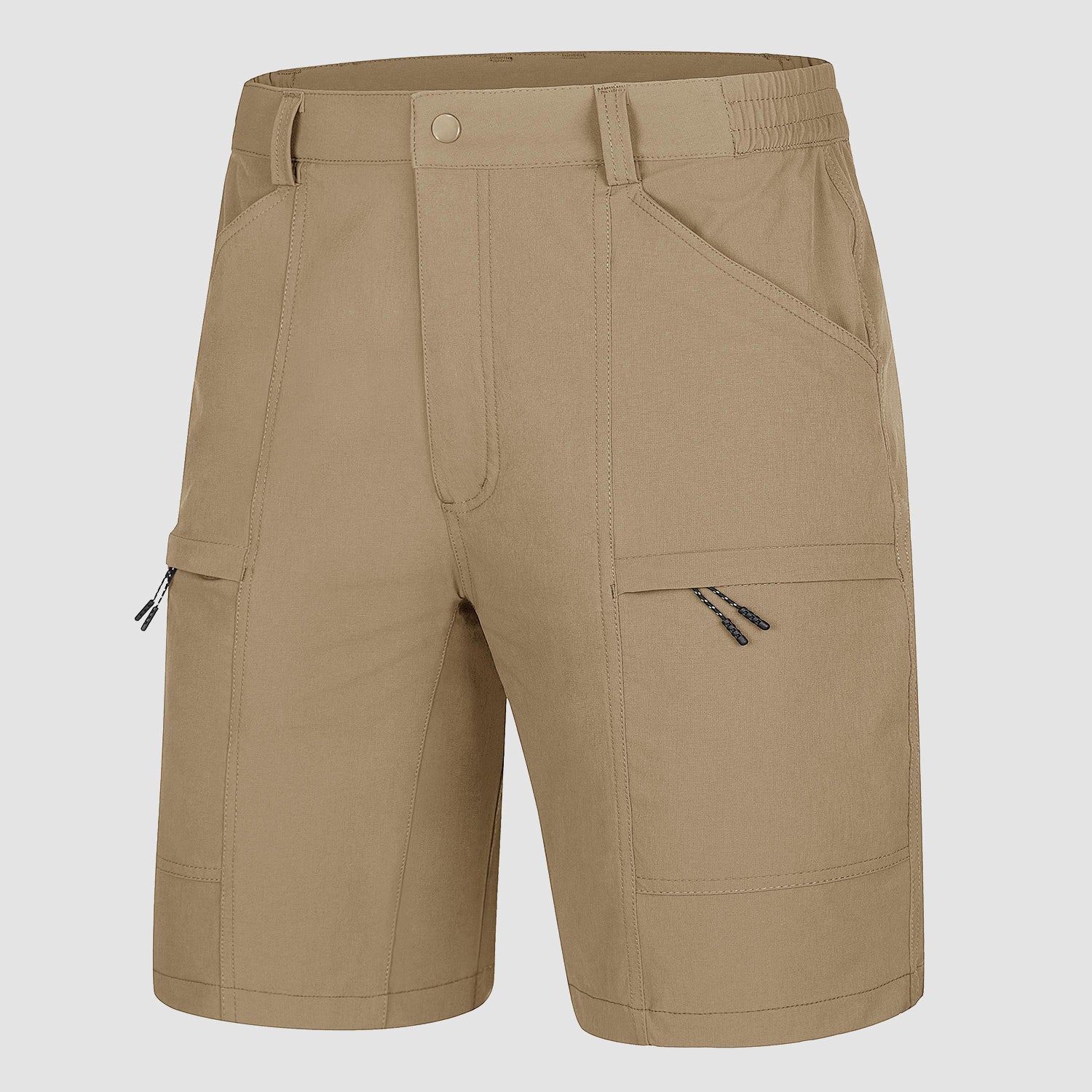 Men's Hiking Shorts with 5 Pockets Water-Resistant Ripstop Quick Dry Fishing Shorts - Image 3