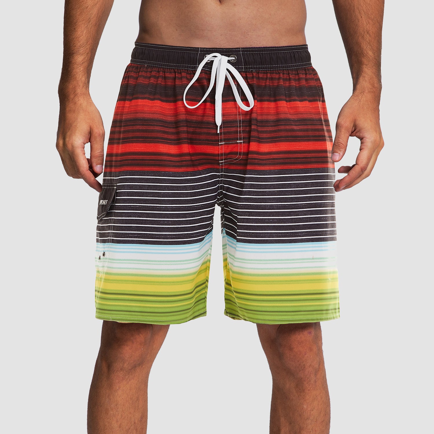 Men's Swimming Trunks with One Pocket Quick Dry Beach Shorts with Mesh Lining - Image 7