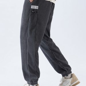 Drawstring Corduroy Pants