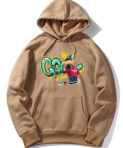 Alternative view of Graffiti Bear Print Hoodie