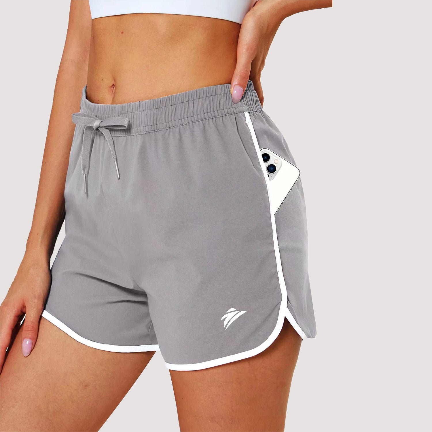 Women's Running Shorts with 2 Pockets Quick Dry Yoga Shorts - Image 16
