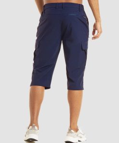 Alternative view of Men Knee Length Shorts Lightweight Thin Quick Dry Cargo Shorts