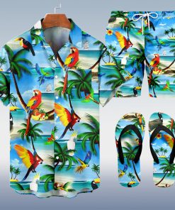 Alternative view of Suitmens Men's Tiki Party Hawaiian Vacation Print Three-Piece Set 030