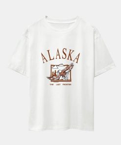 Alternative view of Alaskan Eagle Print Heavy Weight Oversize T-Shirt