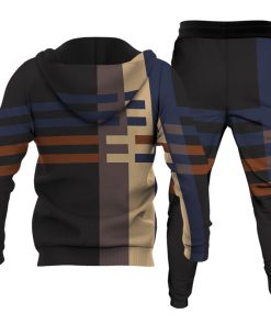 Alternative view of Men's Personalized Printed Hoodie Set 016