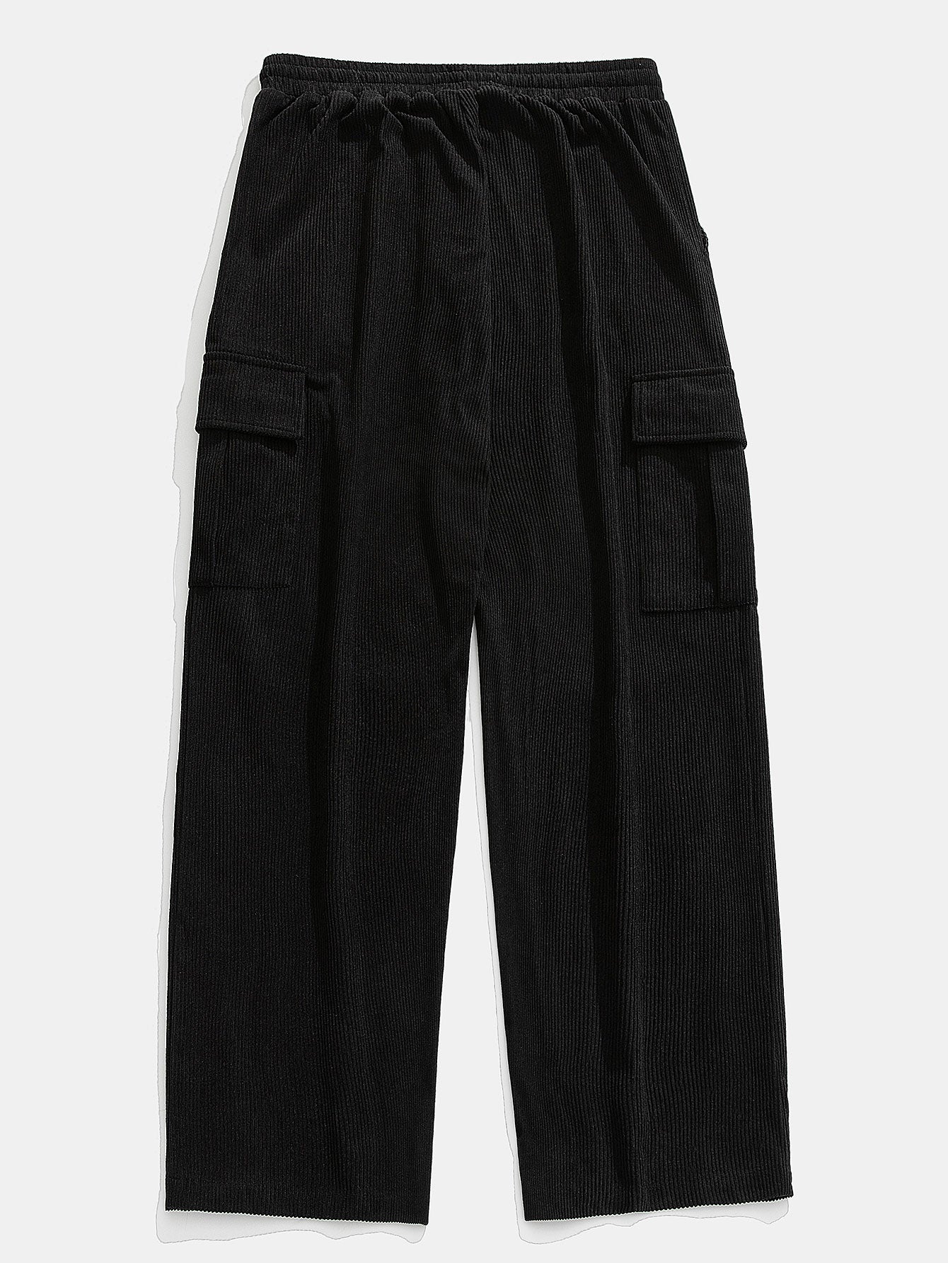 Los Angeles Print Heavy Weight Oversize T-Shirt & Loose Fit Corduroy Cargo Pants - Image 7
