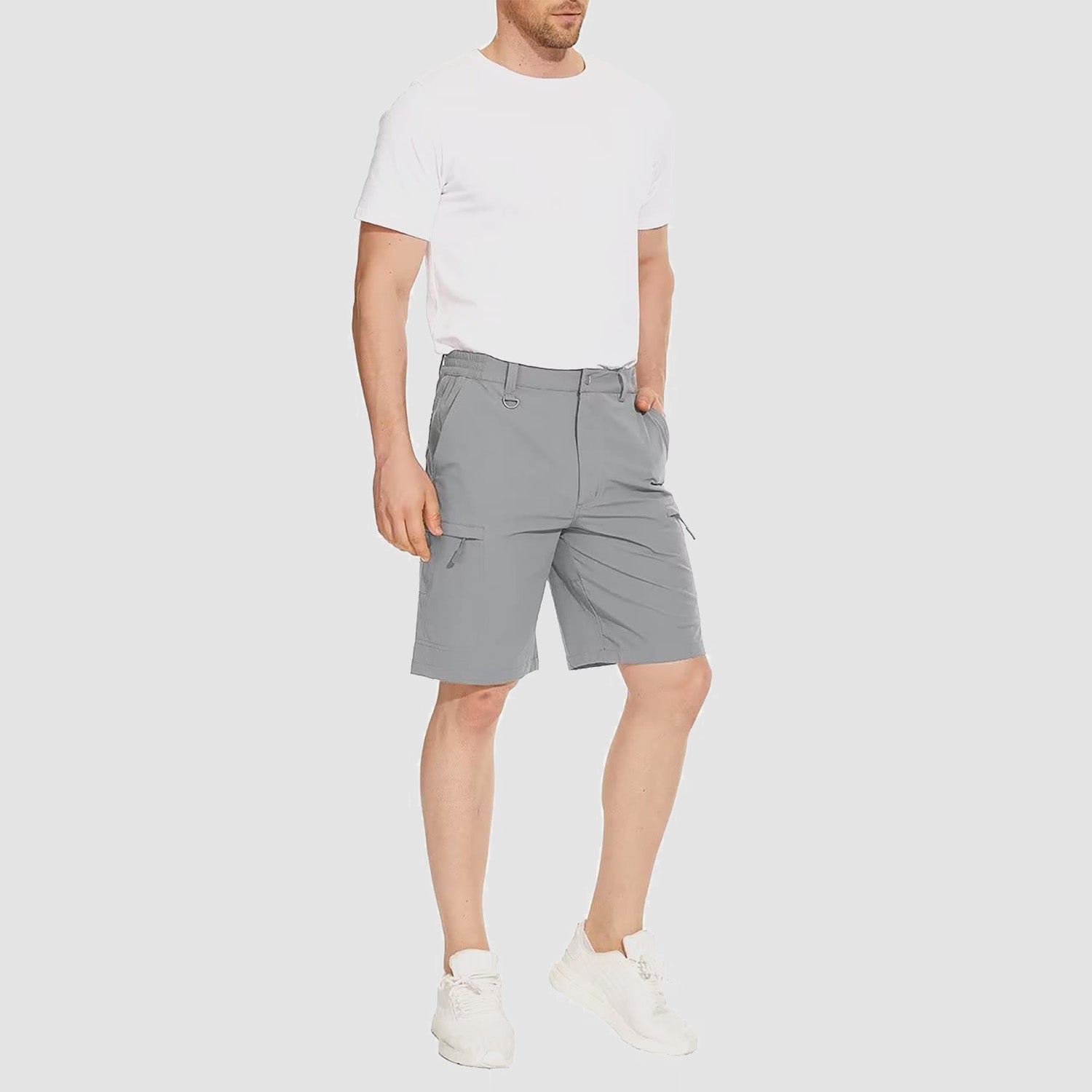 Men's Hiking Shorts 5 Pockets Water-Resistant Ripstop Quick Dry Outdoor Shorts - Image 18
