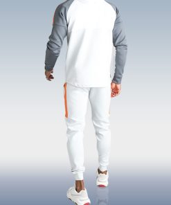 Alternative view of Men's Contrast Color Casual Sports Two Piece Set