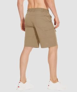 Alternative view of Men's Hiking Shorts 5 Pockets Water-Resistant Ripstop Quick Dry Outdoor Shorts