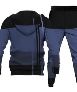 Alternative view of Men's Personalized Printed Hoodie Set 033