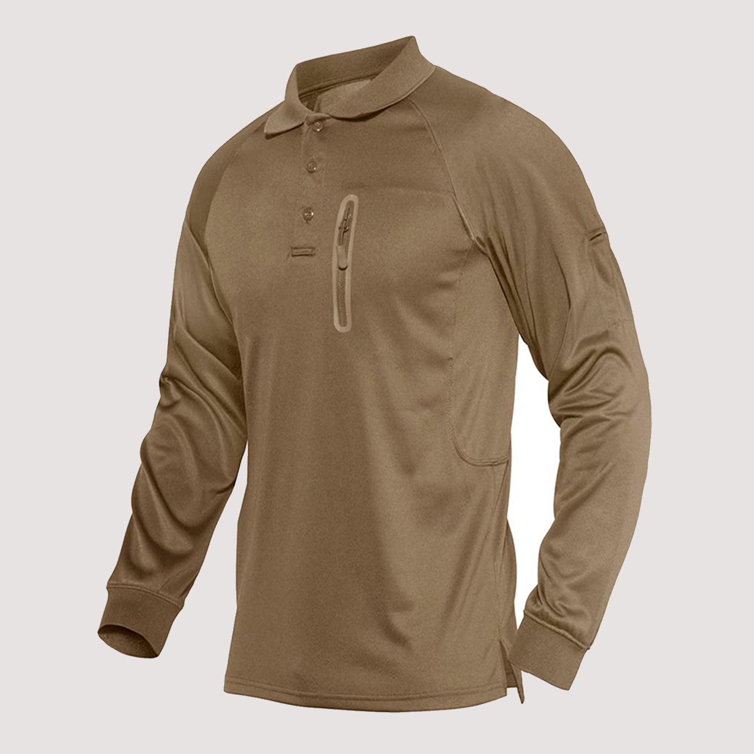 Men's Long Sleeve Running Shirt Army Combat Training Shooting Military Cargo T-Shirt - Image 3