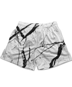 Marble Shorts - White