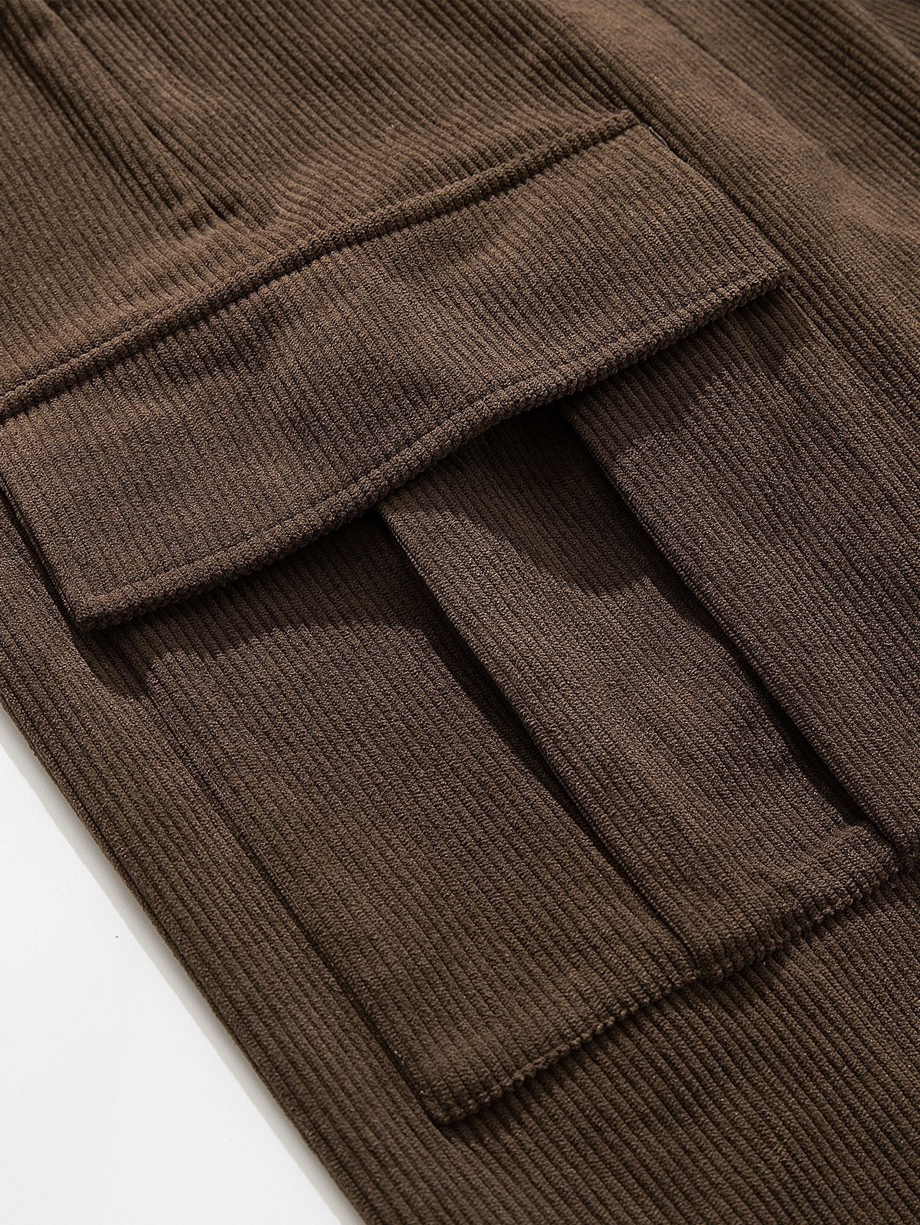 Los Angeles Print Heavy Weight Oversize T-Shirt & Loose Fit Corduroy Cargo Pants - Image 13