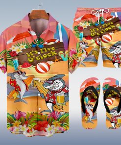 Alternative view of Suitmens Men's Men's Tiki Style Hawaiian Vacation Print Three-Piece Set 032