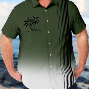 Men's Big Size Vacation Casual Hawaiian Short Sleeve Shirt 006