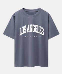 Alternative view of Los Angeles Letter Print Oversize T-Shirt