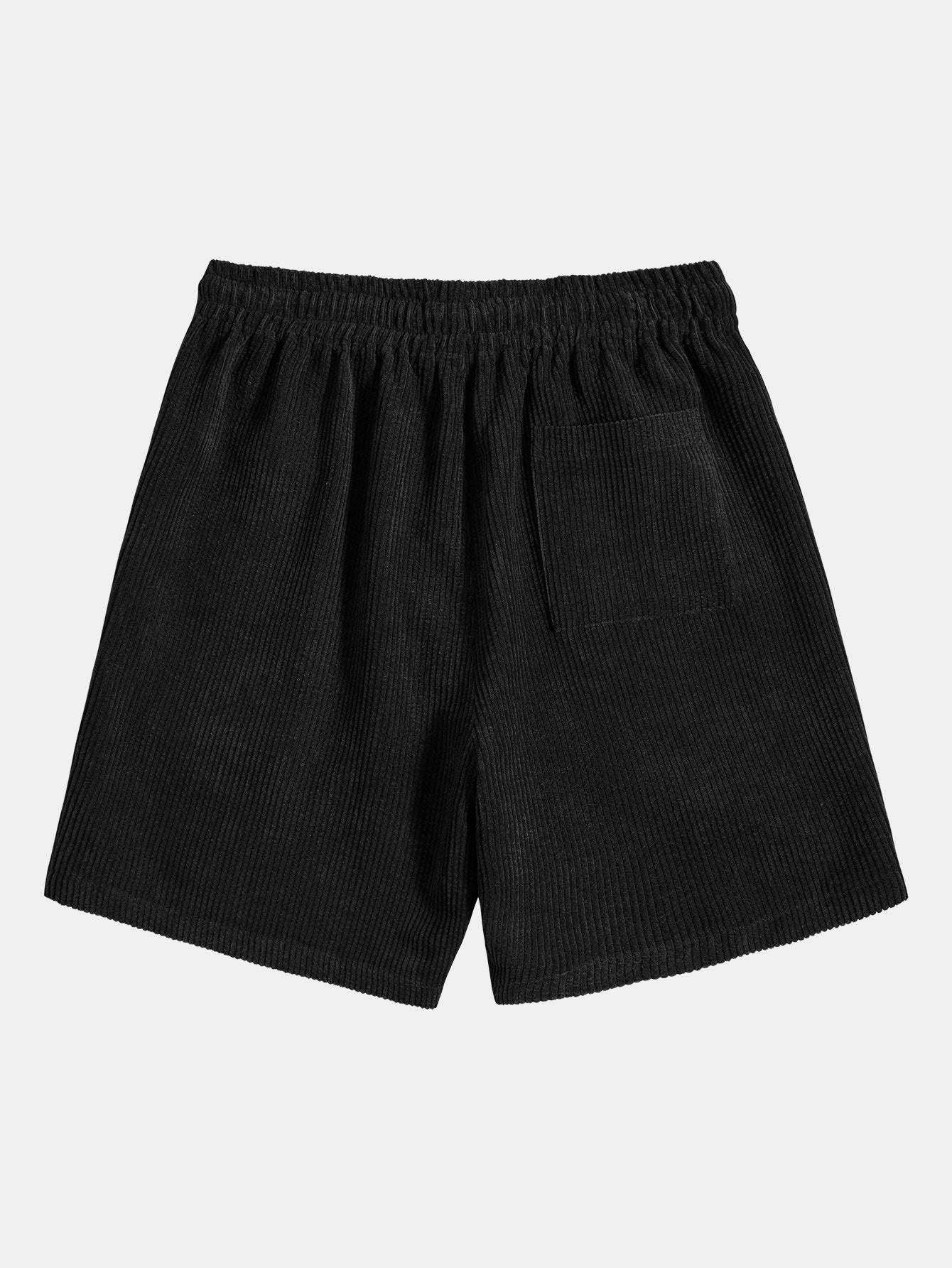 Los Angeles Letter Print Drop Shoulder Oversize T-Shirt & Corduroy Shorts - Image 3