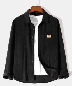 Long Sleeve Corduroy Shirt