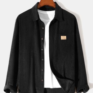 Long Sleeve Corduroy Shirt