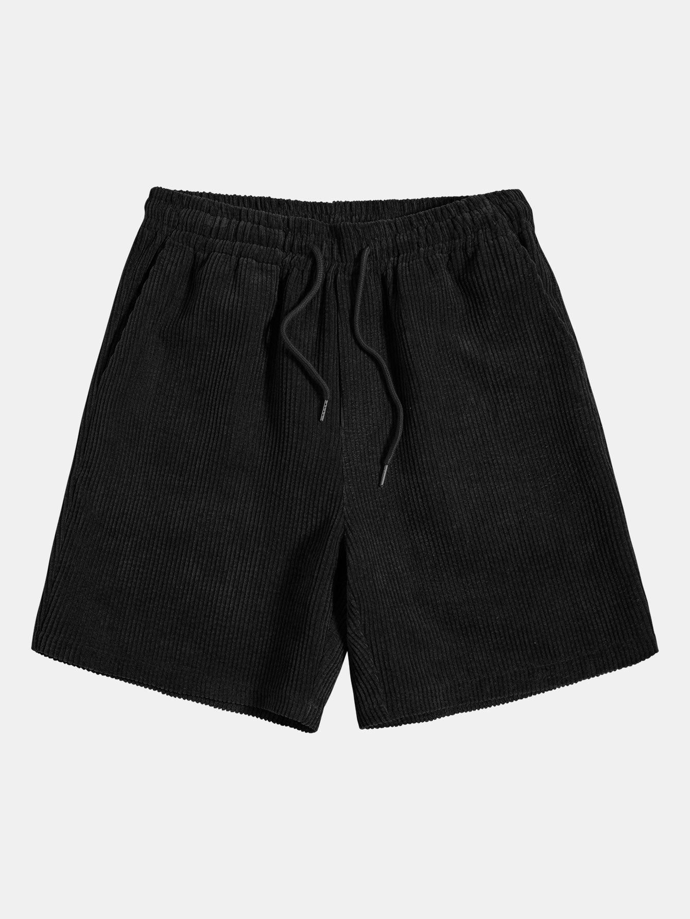 Los Angeles Letter Print Drop Shoulder Oversize T-Shirt & Corduroy Shorts - Image 2