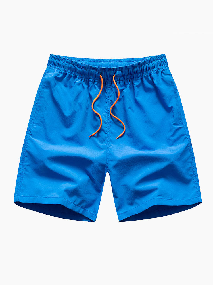 Color Block Geometric Print Shirt & Swim Shorts - Image 7