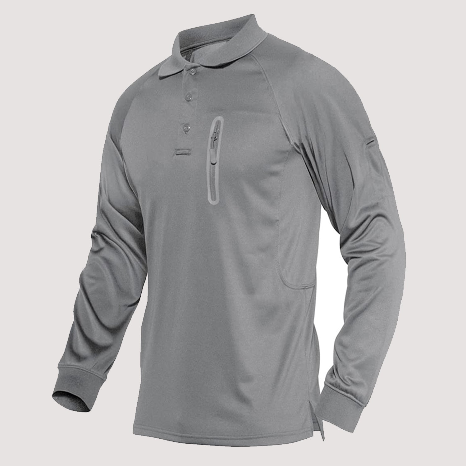 Men's Long Sleeve Running Shirt Army Combat Training Shooting Military Cargo T-Shirt - Image 5