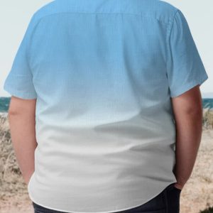 Men's Big Size Vacation Casual Hawaiian Short Sleeve Shirt 003