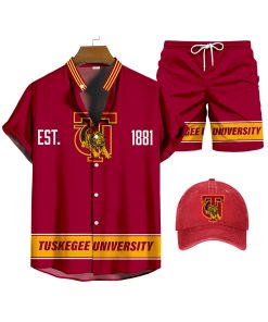 Tuskegee University Shirt Three-Piece Set 075