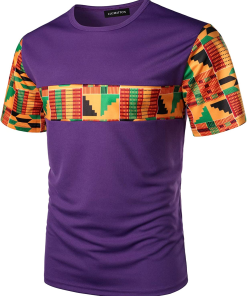 Alternative view of Men's Printed Colorblock T-Shirt and Shorts Set 024