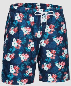 Swimming Trunks with Mesh Liner Quick Dry Funny Beachwear Shorts