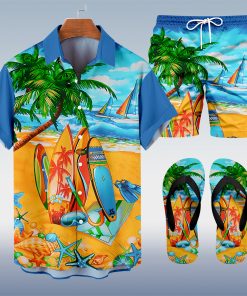 Alternative view of Suitmens Men's Tiki Party Hawaiian Vacation Print Three-Piece Set 021
