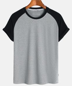 Alternative view of Muscle Fit Paneled Textured T-Shirt